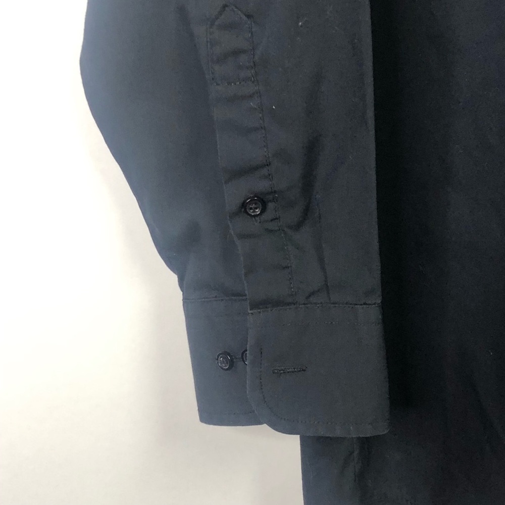 Neil Allyn black dress shirt collared button down long sleeved L 34/35 - Picture 5 of 10